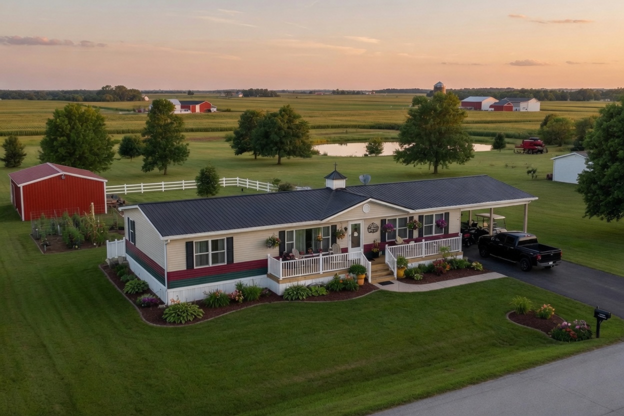 Manufactured homes representing the variety we finance
