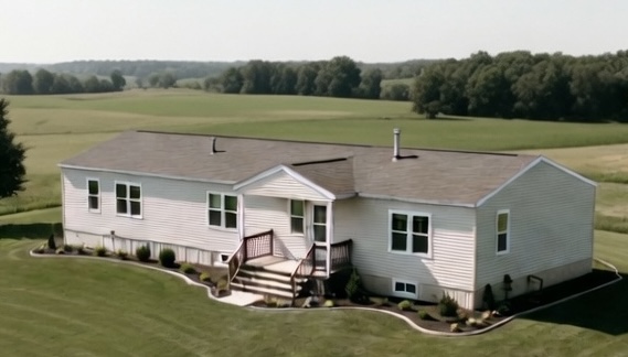 Manufactured home in a USDA-eligible rural area